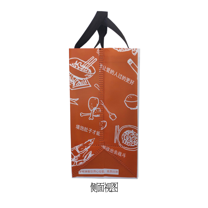 花甲粉環(huán)?？觳桶b袋側(cè)視圖